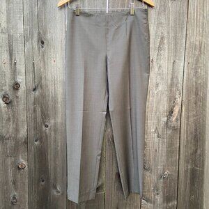 Bernard Zins size 4 dark grey Italian 100% wool trousers